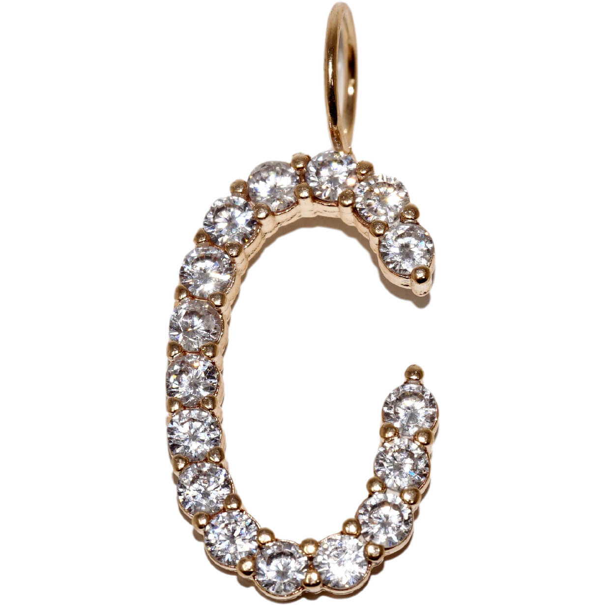 Encrusted Pave Initial