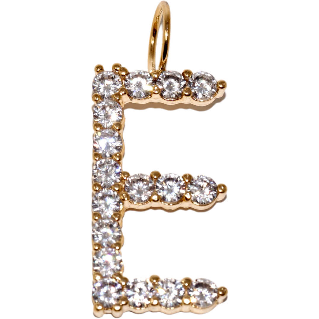 Encrusted Pave Initial