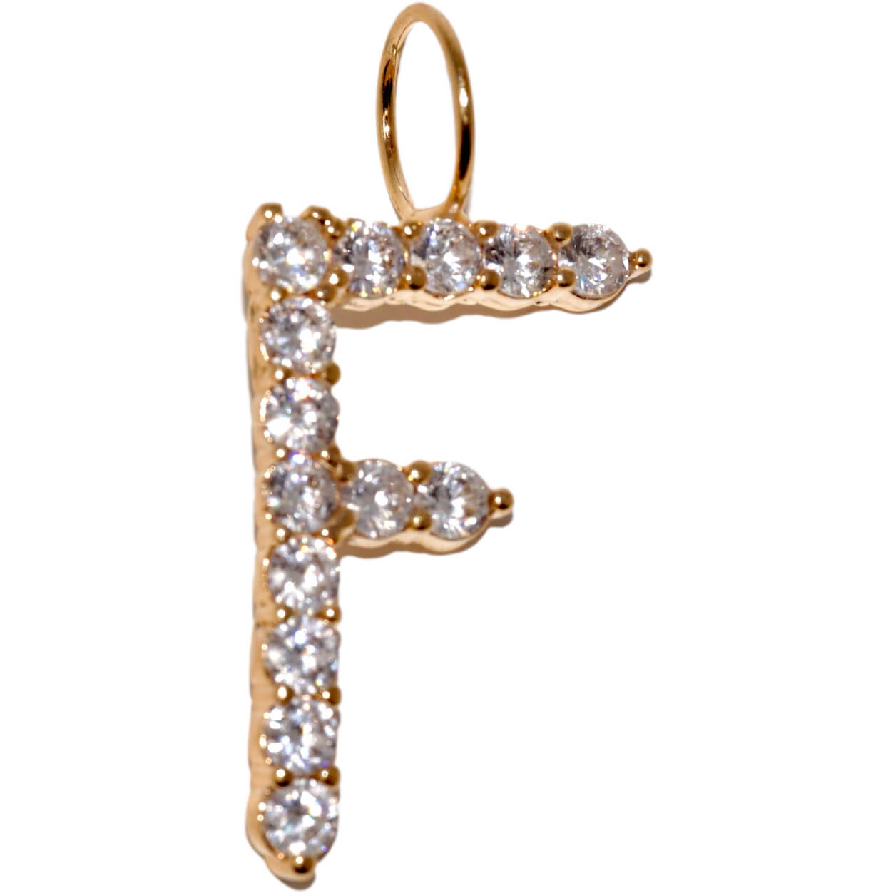 Encrusted Pave Initial