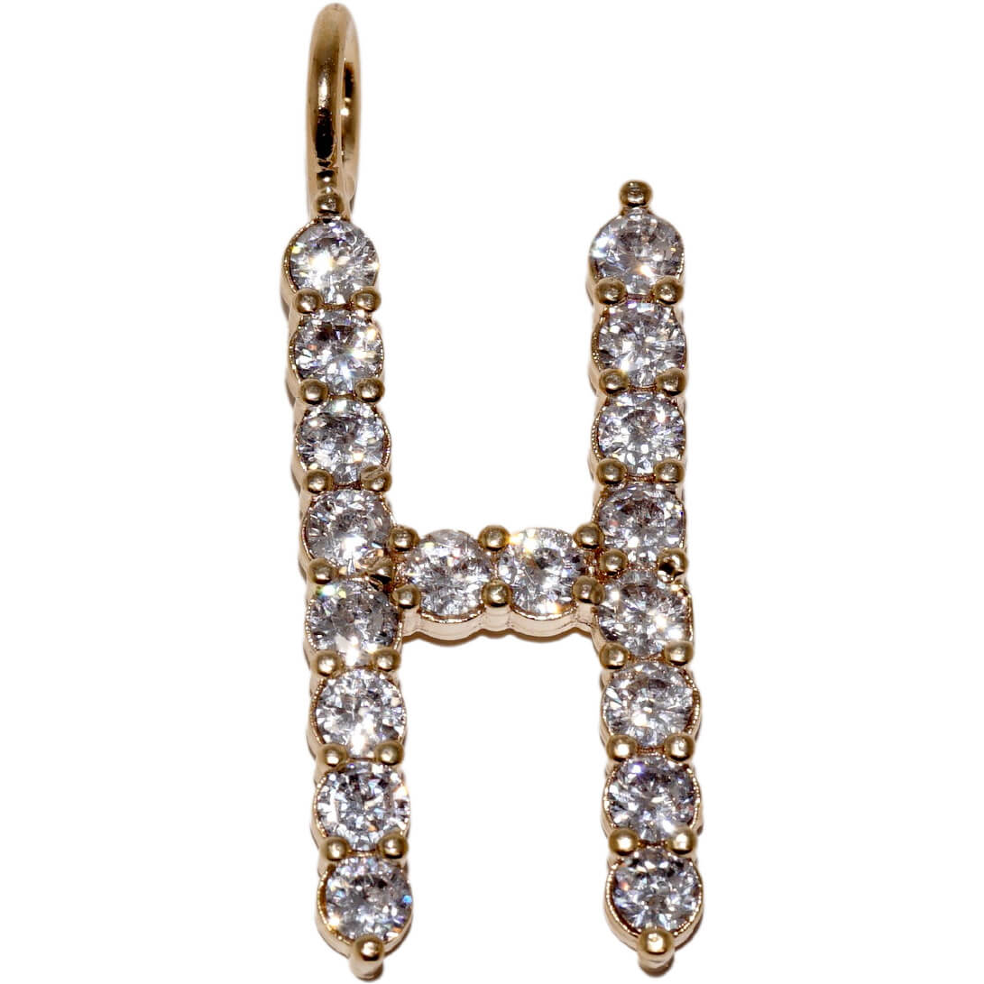 Encrusted Pave Initial
