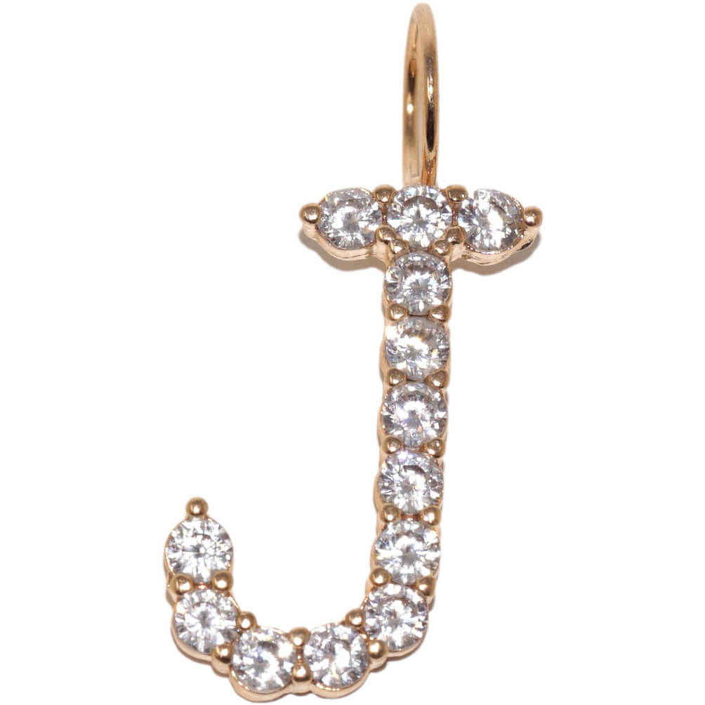 Encrusted Pave Initial