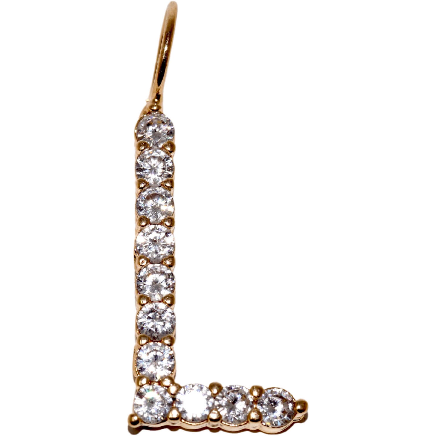 Encrusted Pave Initial