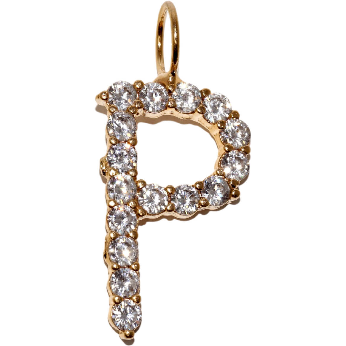 Encrusted Pave Initial
