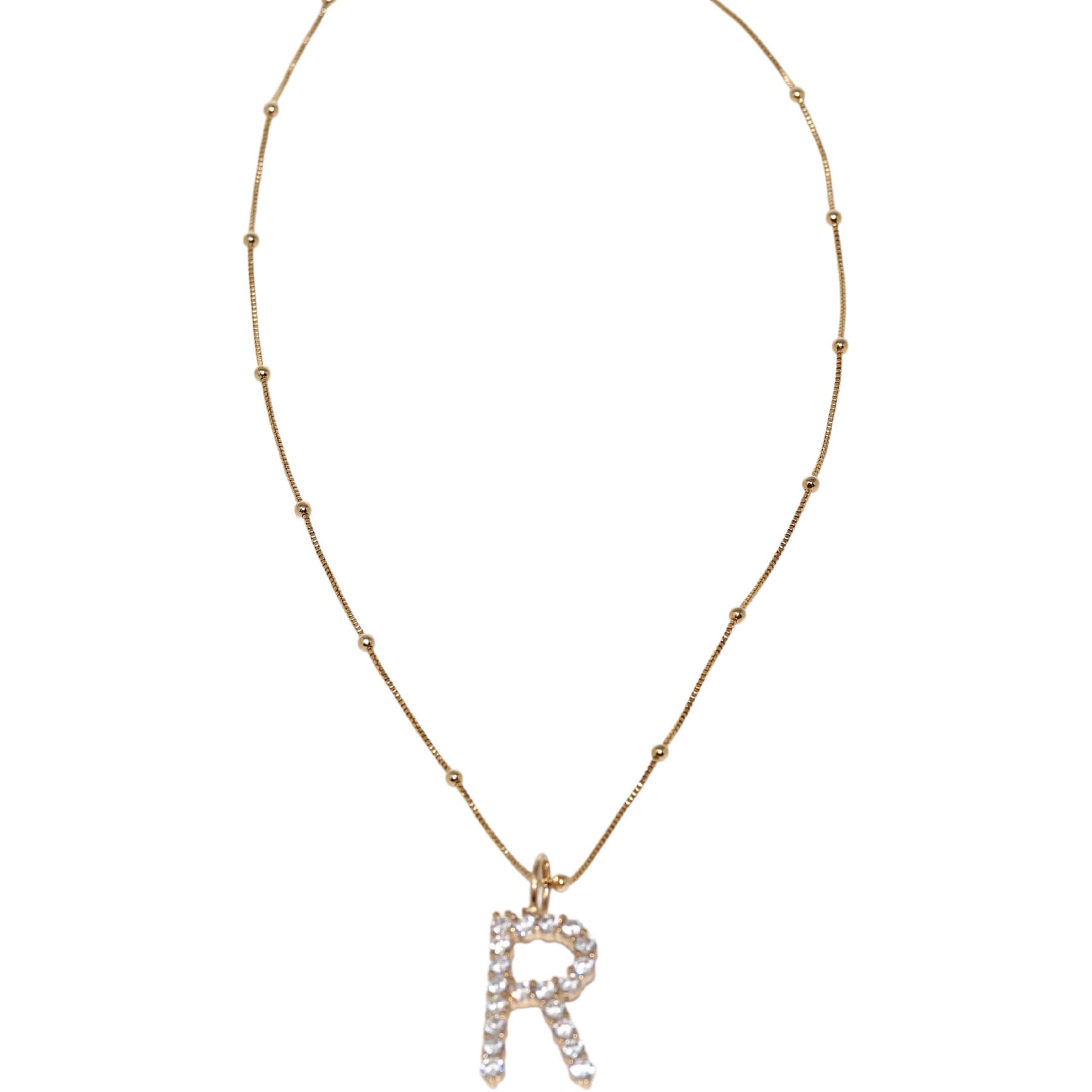 Encrusted Pave Initial