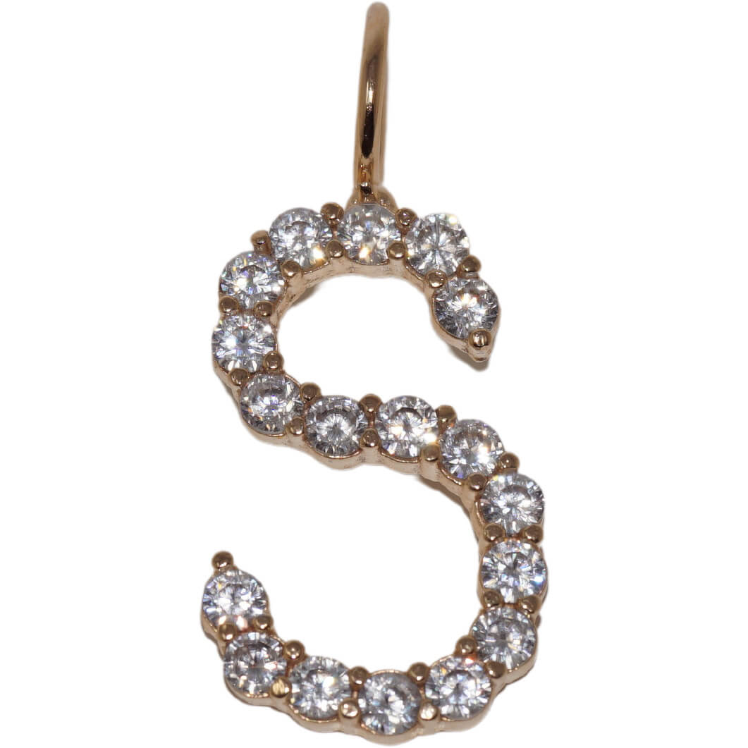 Encrusted Pave Initial