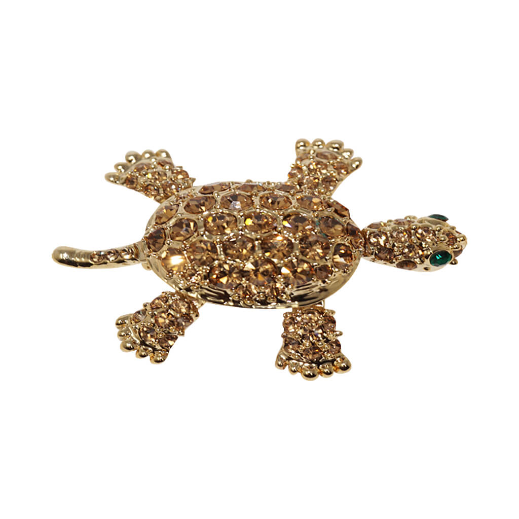 Peace, Love And Turtles Brooch