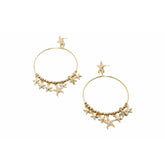 Starfish Hoop Earrings