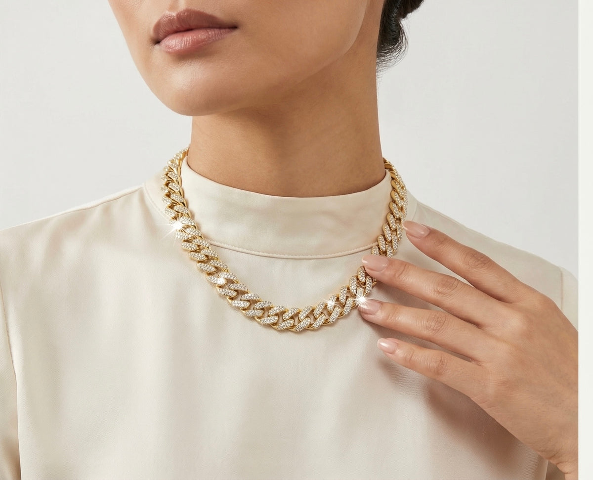 Rocky Encrusted Necklace