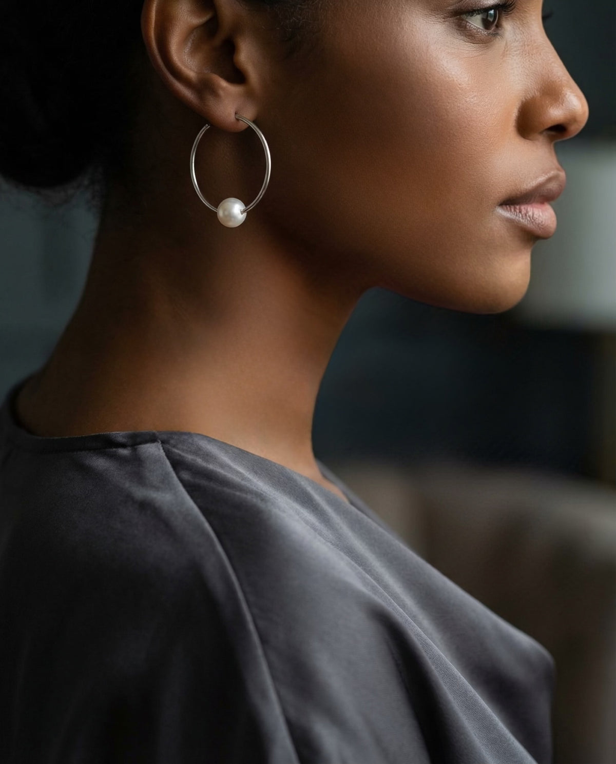 Pearla Hoop Earrings