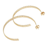 Large Woven Hoops