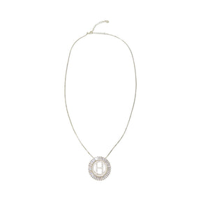 Halo Pave Diamond Initial