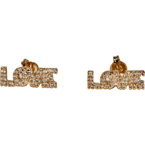 Love Stud Earrings