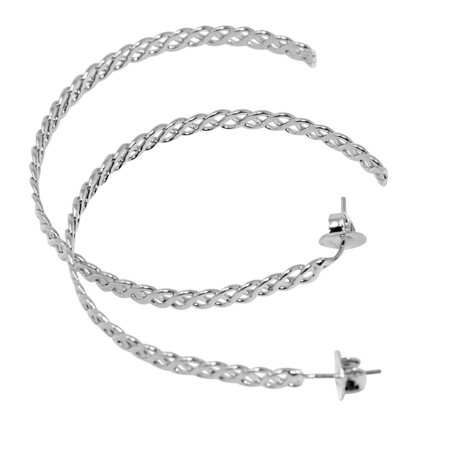 Large Woven Hoops